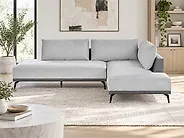 Ecksofa MYKEN Stoff Hellgrau rechtsseitig_1184023