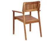 Gartenmöbel Set 6-Sitzer AGELLO mit Schirm (12 Optionen) Akazienholz Braun_924331