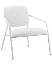 Set of 2 Armchairs LOA Fabric Off-White_1012531