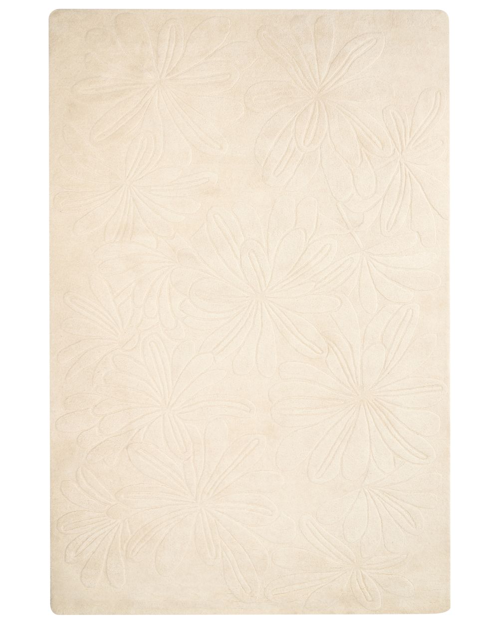 Rug CHENNAI Light Beige 200 x 300 cm Wool
