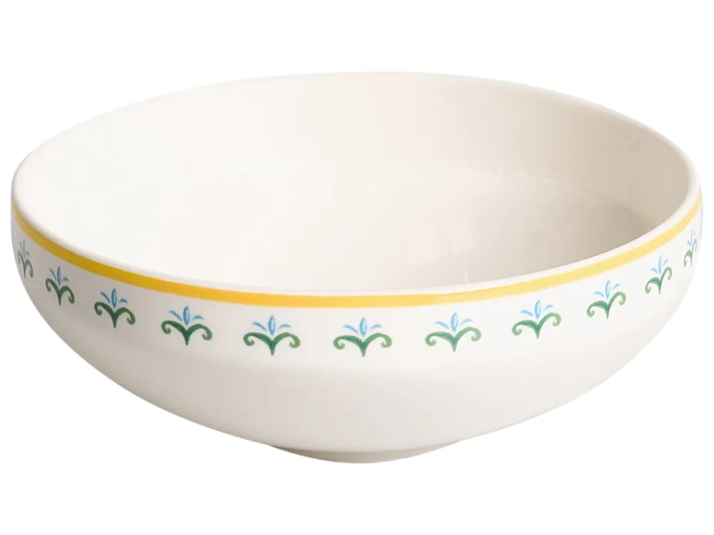 Tafelservice 12-teilig TARRAGON Porzellan Weiß / Grün_1069204