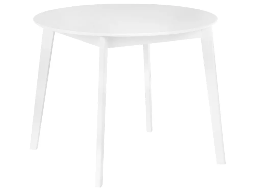 Esstisch ROXBY Weiß 100 cm 100 cm Kiefernholz
