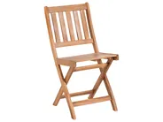 Bistro Set klappbar FEBBIO zertifiziertes Akazienholz Braun_985769
