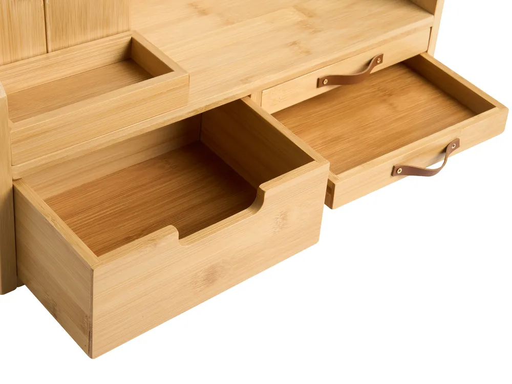 Kitchen Organiser FOUGASSE Bamboo Light Brown_1074300