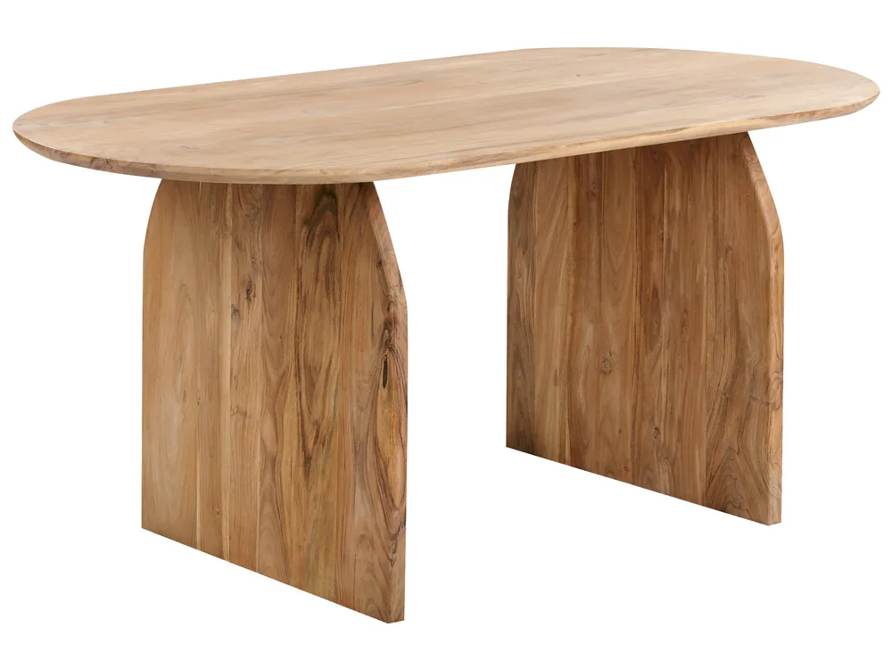 Esstisch SKYE Braun 90 cm 180 cm Akazienholz