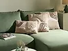Dekokissen 3er Set ALSTONIA 30 x 50 cm 45 x 45 cm Baumwolle Beige Abstraktes Muster