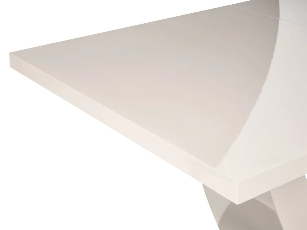 Ausziehbarer Esstisch MERRAN Hellbeige 160/200 cm 90 cm_1043778