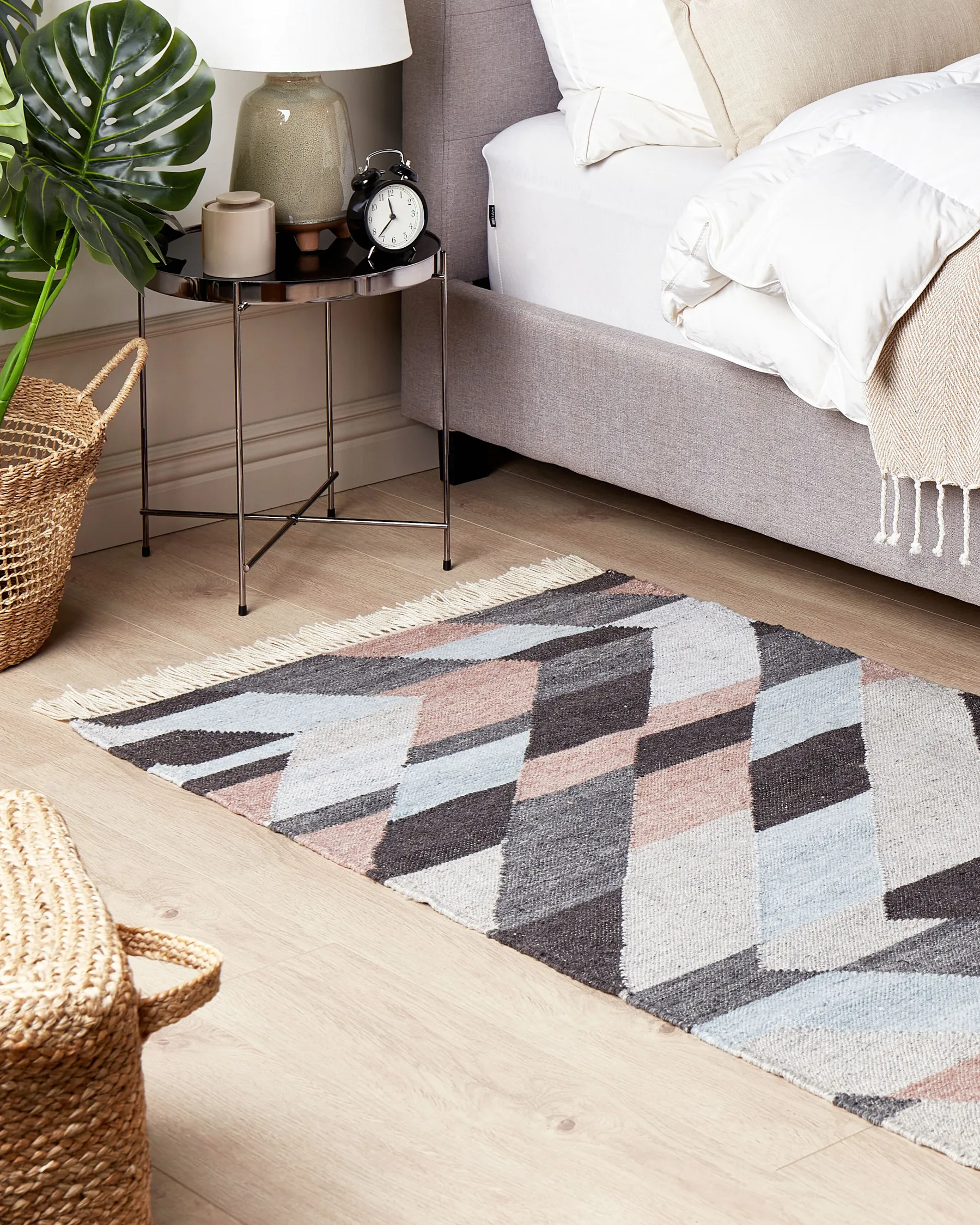 Teppich NAKKAS Bunt 80 x 150 cm Jute_852704