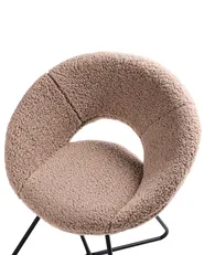 Dining Chair RACHEL Boucle Taupe_958367