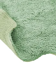 Kids Rug ANEGUNDI  Green ø 120 cm Cotton with Cushion_1135070