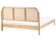 Bett mit Lattenrost Kiefernholz ARCHAIL 160 x 200 cm Hellbraun_1082448