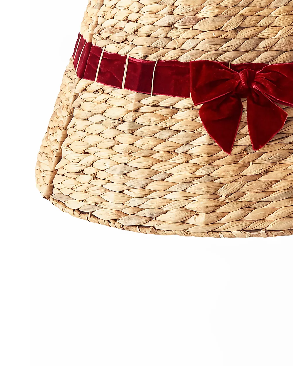 Christmas Tree Collar BILLNAS  60 cm Water Hyacinth Red_1173545