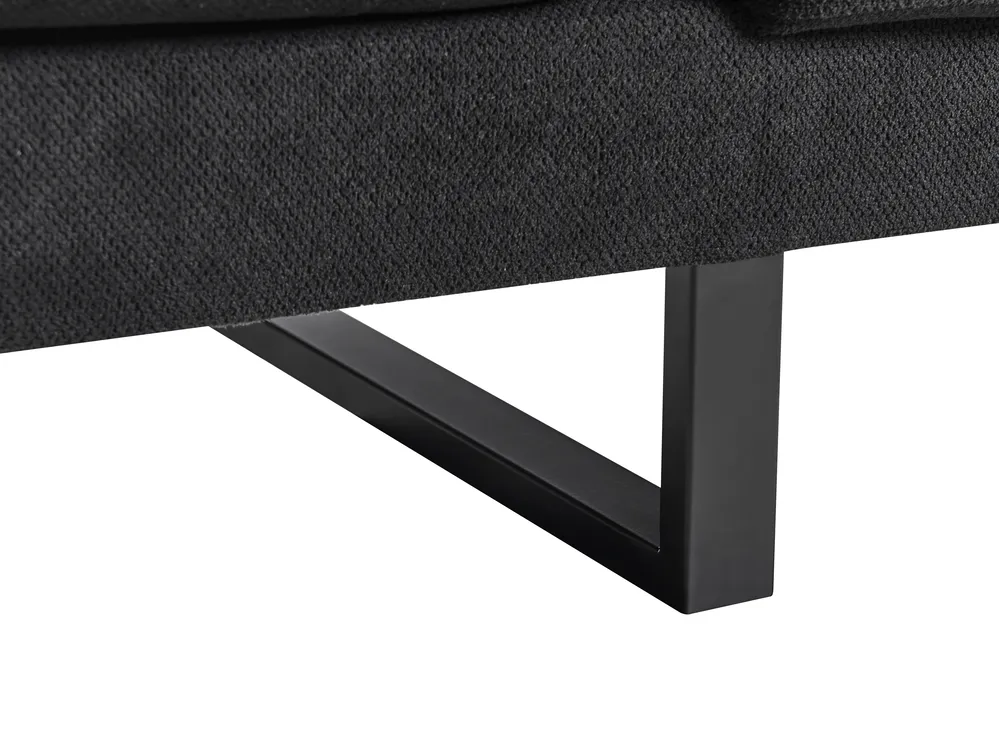 Sofa 3-Sitzer IKAST Stoff Schwarz_969300