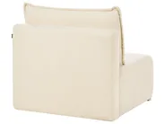 Modul Ecksofa NERBO Bouclé Cremeweiß linksseitig_1033956