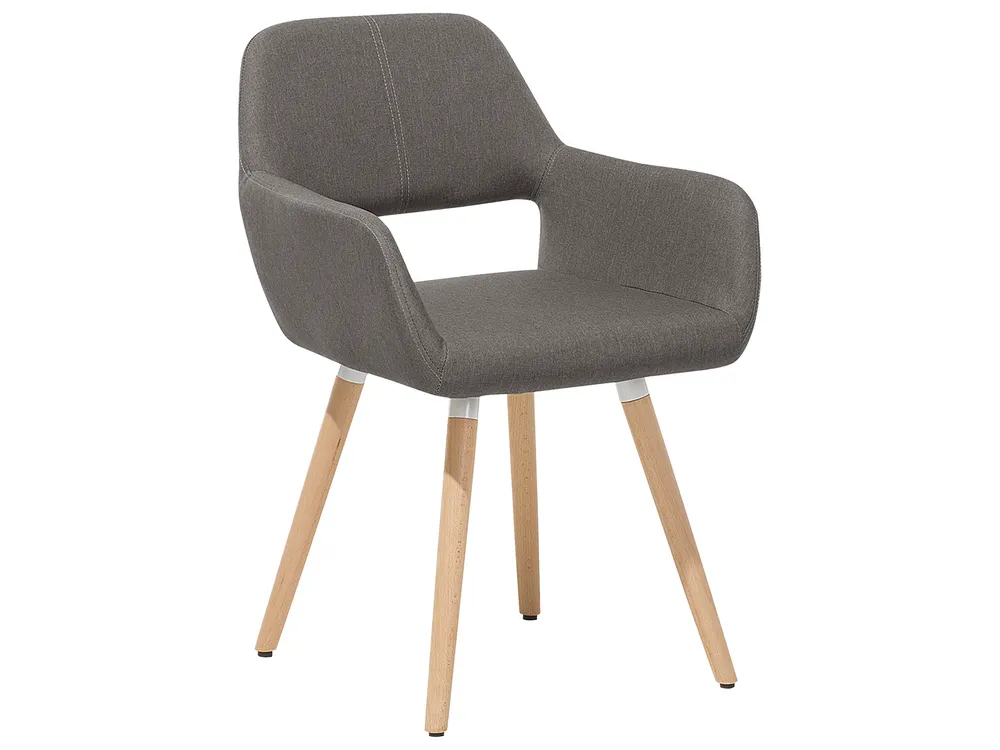 Esszimmerstuhl 2er Set CHICAGO Stoff Taupe_1078071
