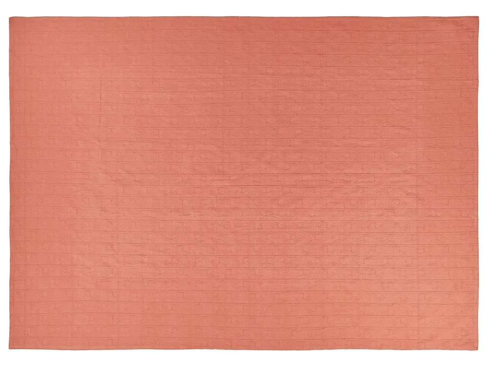 Tagesdecke MARAKA Baumwolle 150 x 200 cm Hellrot_914568