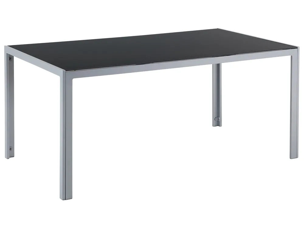 Gartenmöbel Set 6-Sitzer CATANIA Schwarz_512172