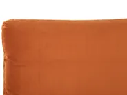 Postelja Žamet MELLE 140 x 200 cm Oranžna_829882