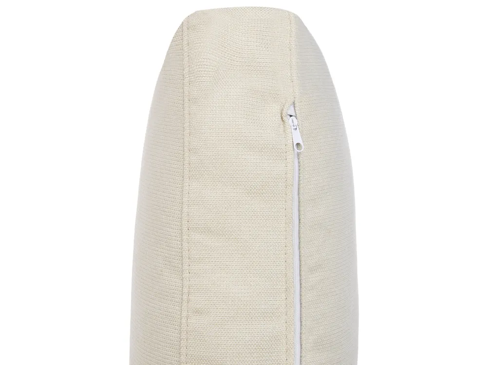 Ecksofa 4-Sitzer KOHLO Stoff Hellbeige rechtsseitig_944971