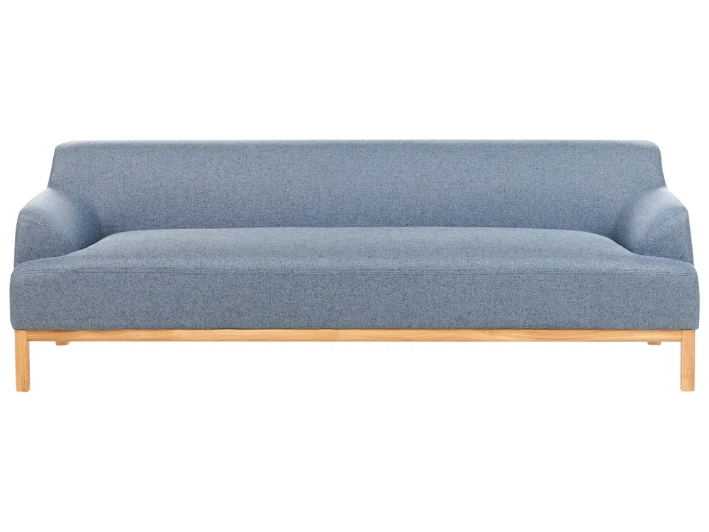 Sofa 3-Sitzer SOSJO Stoff Blau