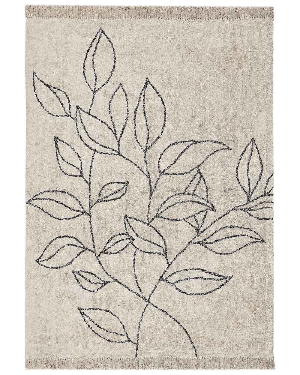 Preproge SAZLI Bež 160 x 230 cm Bombaž
