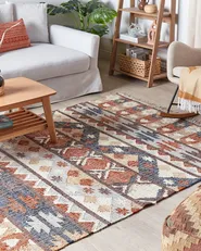 Teppich KALFA Bunt 160 x 230 cm Jute_852699