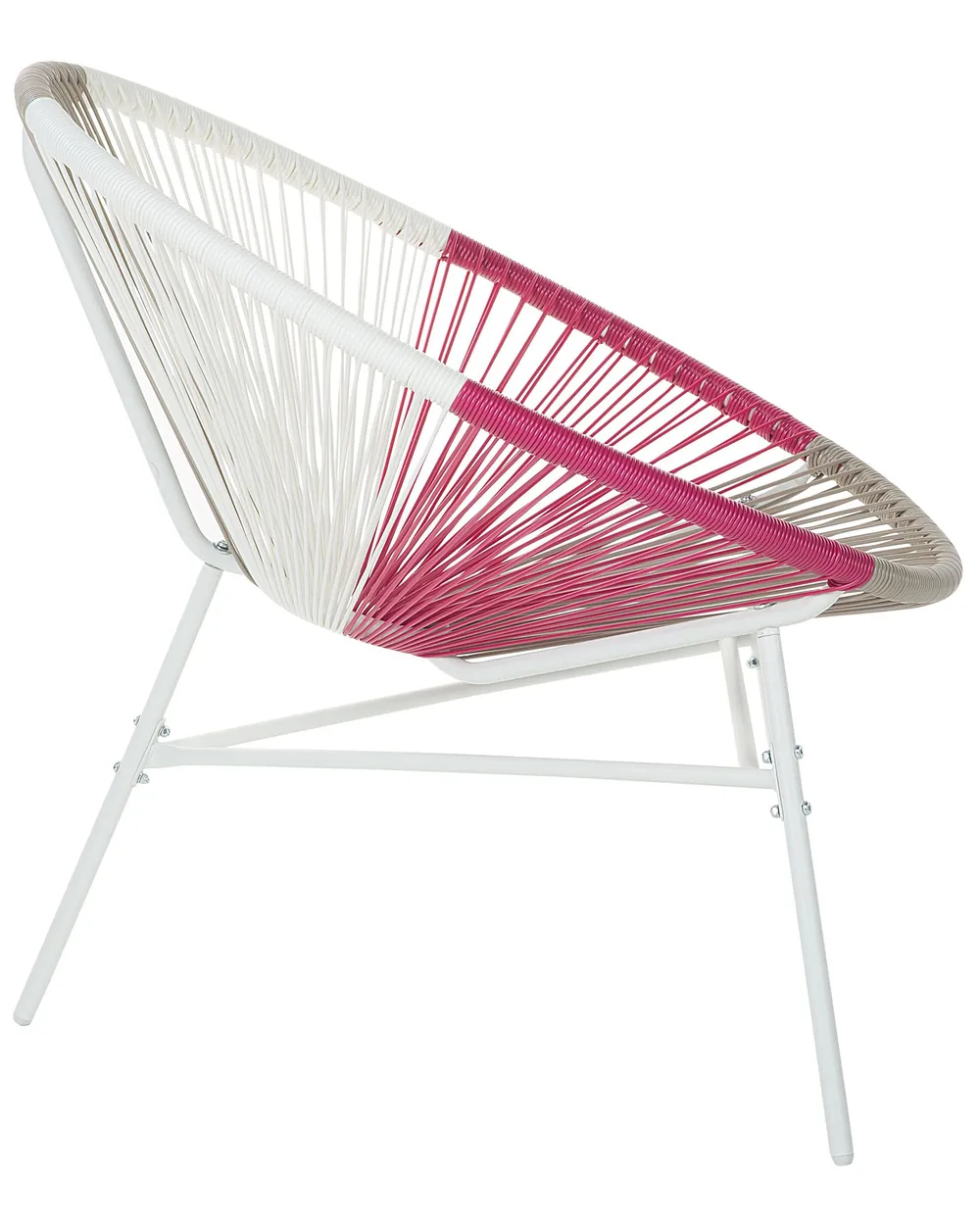 Gartenstuhl ACAPULCO Polyrattan Fuchsia_718117