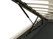 Postelja s prostorom za shranjevanje DREUX Bež 160 x 200 cm_861175