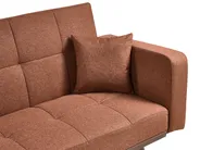 Schlafsofa 3-Sitzer HJULBY Goldbraun_1030147
