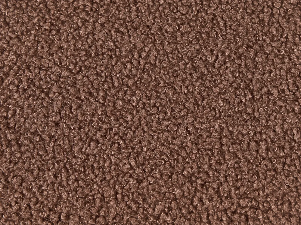 Corner Sofa 3 Seater FLAM Boucle Brown Left Hand_1034371