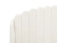 Bed Boucle AMBILLOU 140 x 200 cm (EU Double) Off-White_967568
