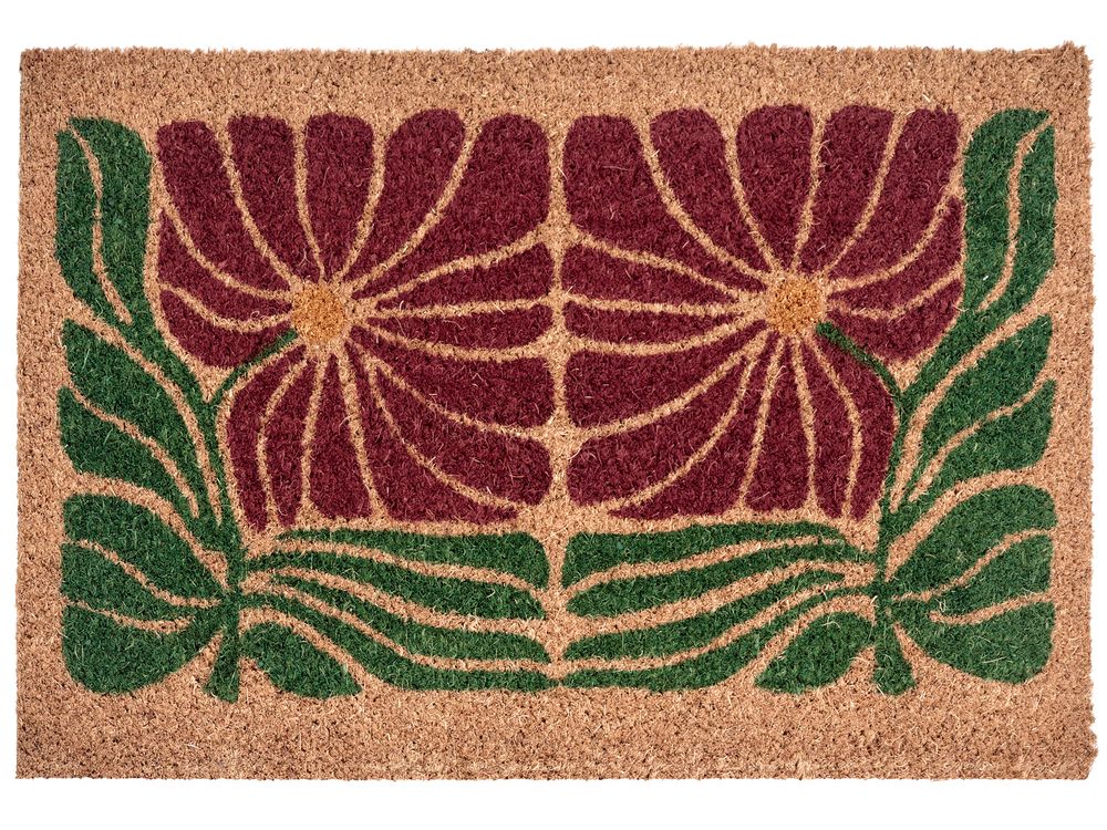 Doormat TANALIAN Multicolour 40 x 60 cm Flower Coir