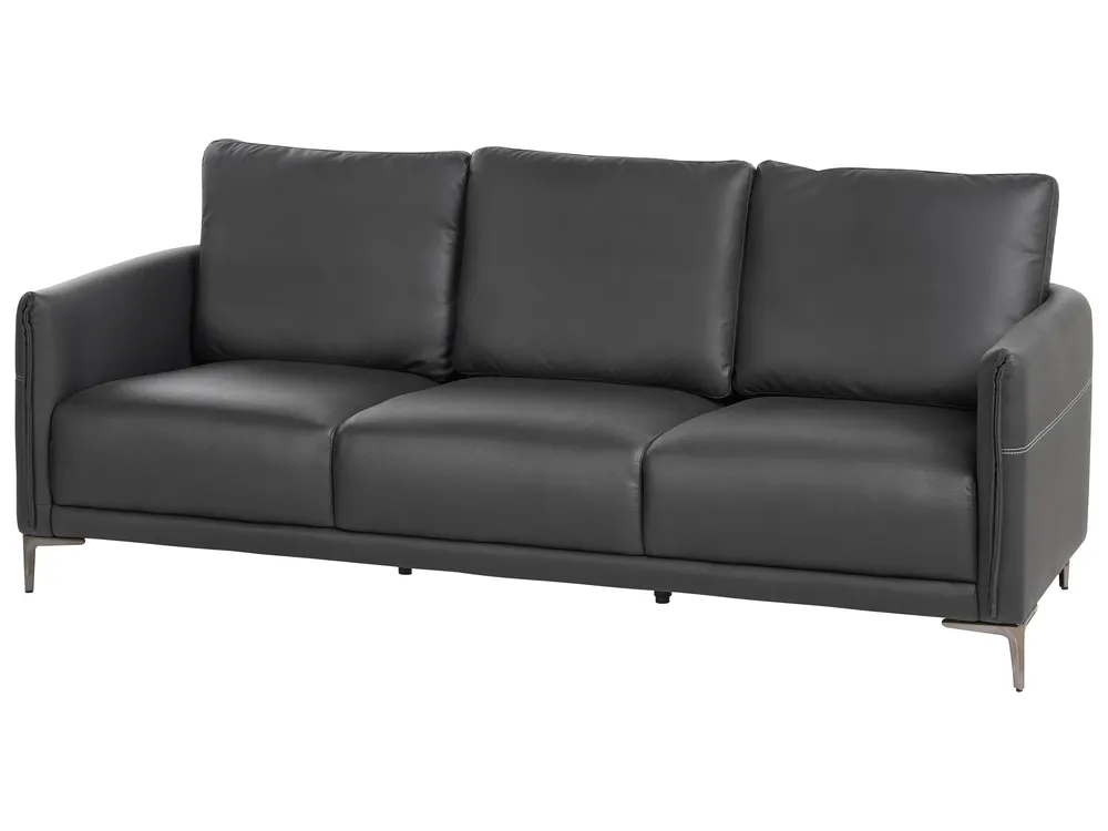 Sofa Set 6-Sitzer CILENS Stoff Schwarz_1120399