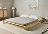 Bett ohne Kopfteil Holz ANTRAS 160 x 200 cm Hellbraun
