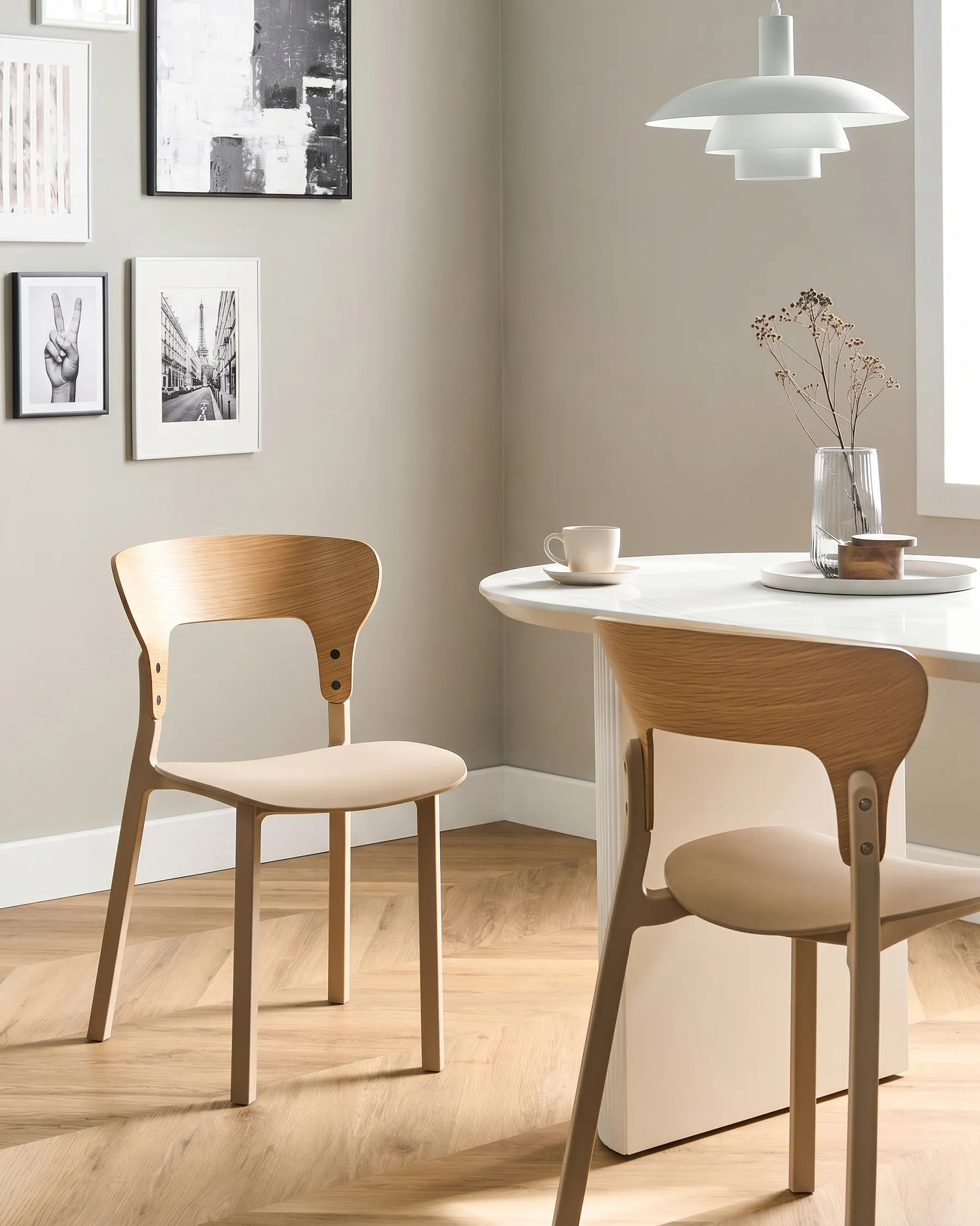Esszimmerstuhl 2er Set WALDEN Hellbeige_1077828