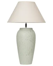 Tischlampe AMBLO Keramik Cremeweiß_897977