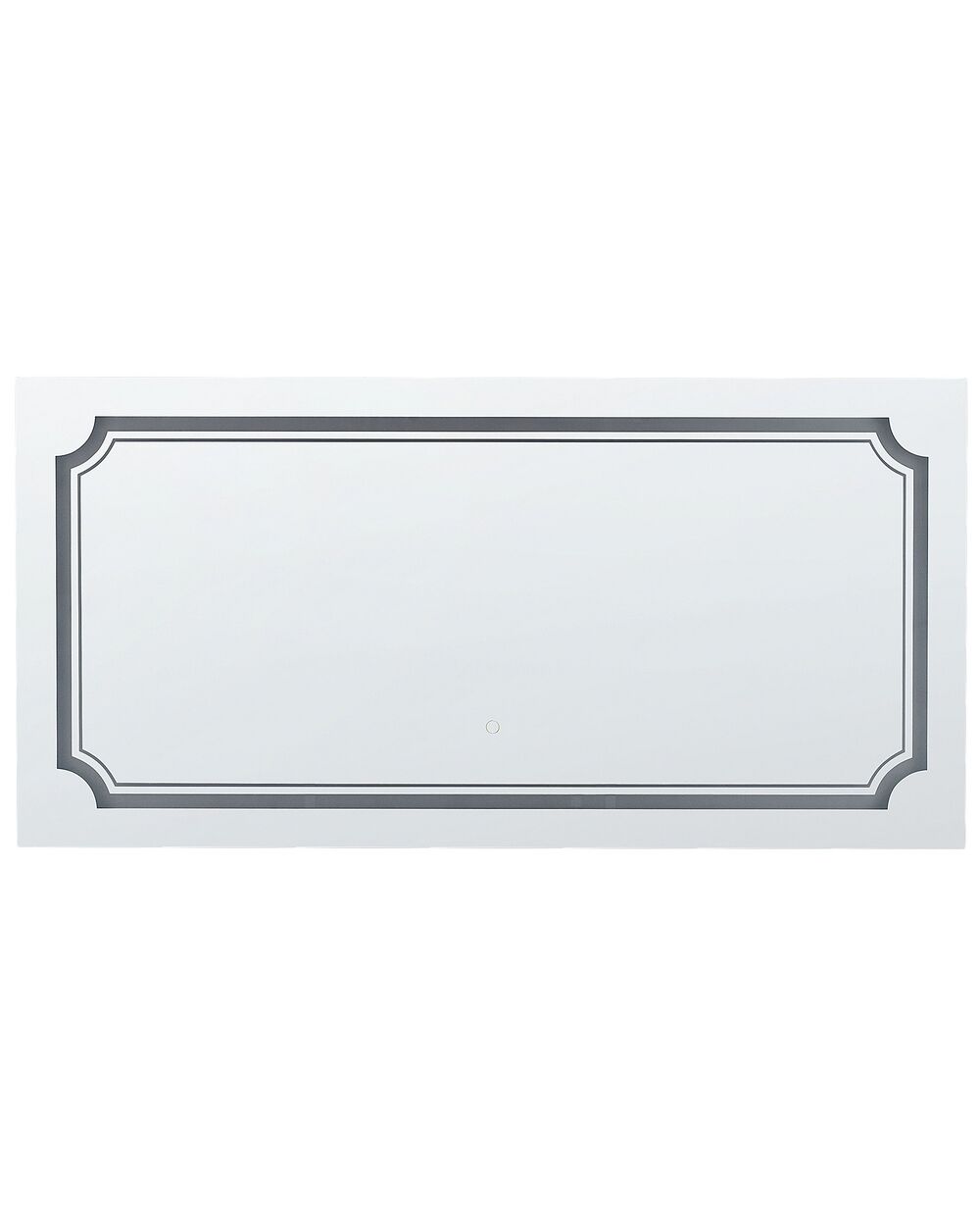 LED-Badezimmer-Spiegel ARROMACHNES 120 cm 60 cm Silber