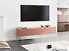 Wandmontierter TV-Schrank GLADSTONE Rot