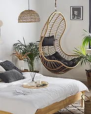 Hängesessel PINETO Polyrattan Naturfarben_1177393
