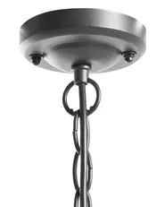 Outdoor Pendant Lamp VOLARJA Metal Black_1108117