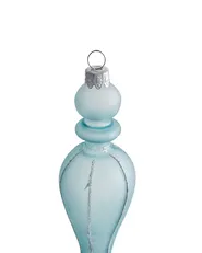 Weihnachtskugel 35er Set SNOWFALL Glas Blau_1028607