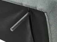 Schlafsofa 2-Sitzer KALFAFEL Stoff Grün_1009376