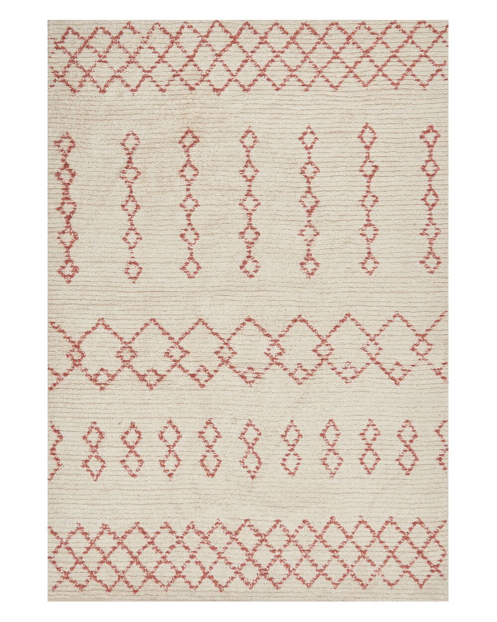 Rug BUXAR Beige 140 x 200 cm Cotton