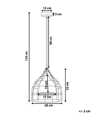 Pendant Lamp TRESA Metal Black_769540
