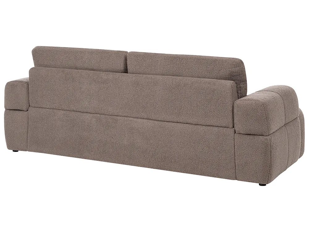 Bank 3-zits NARILLA Bouclé Taupe_1161472
