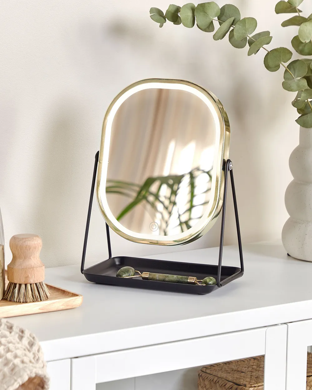 Makeup Mirror LED DORDOGNE Gold