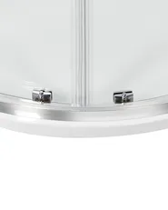 Shower Enclosure JUKATAN 900 x 900 x 1850 mm Silver_944694