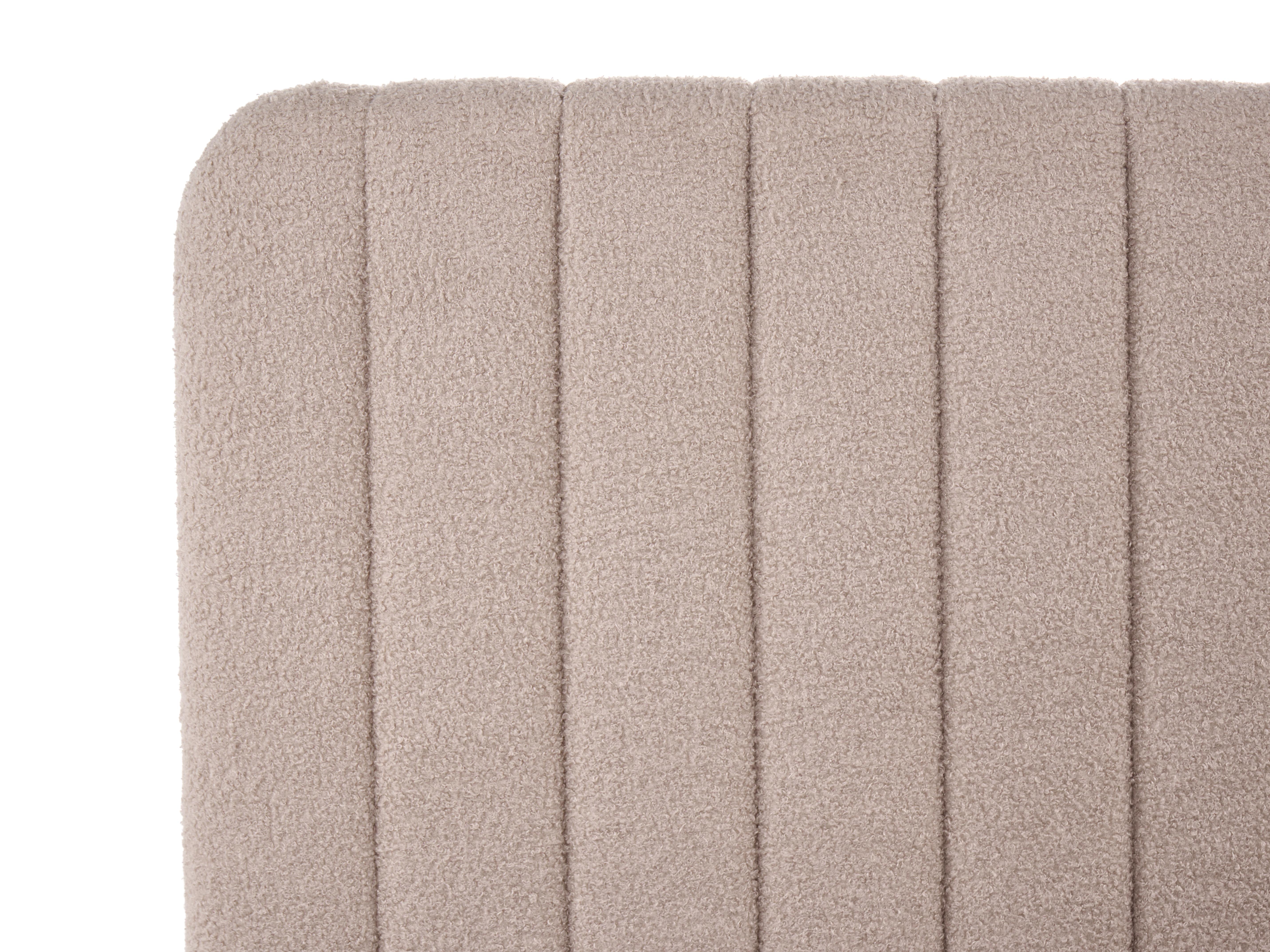 Ottoman Bed LUNAN Boucle Beige 160 x 200 cm (EU King Size)_1048456