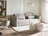 Sofa Bed 3 Seater VAXHOLM with Storage Fabric Grey