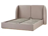 Bett mit Stauraum MONESTIER Stoff Taupe 160 x 200 cm_972629